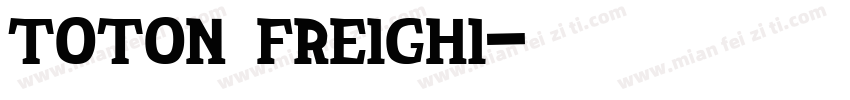 TOTON FREIGHI字体转换